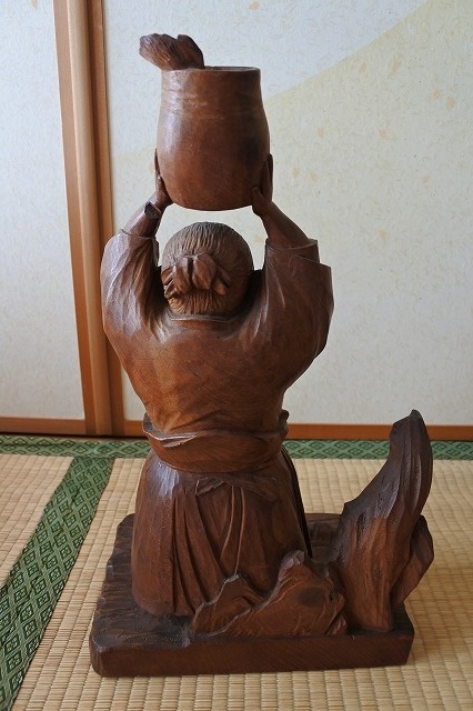 販売購入◆骨董 木彫◆山本瑞雲　作 　昭和3年頃 その他