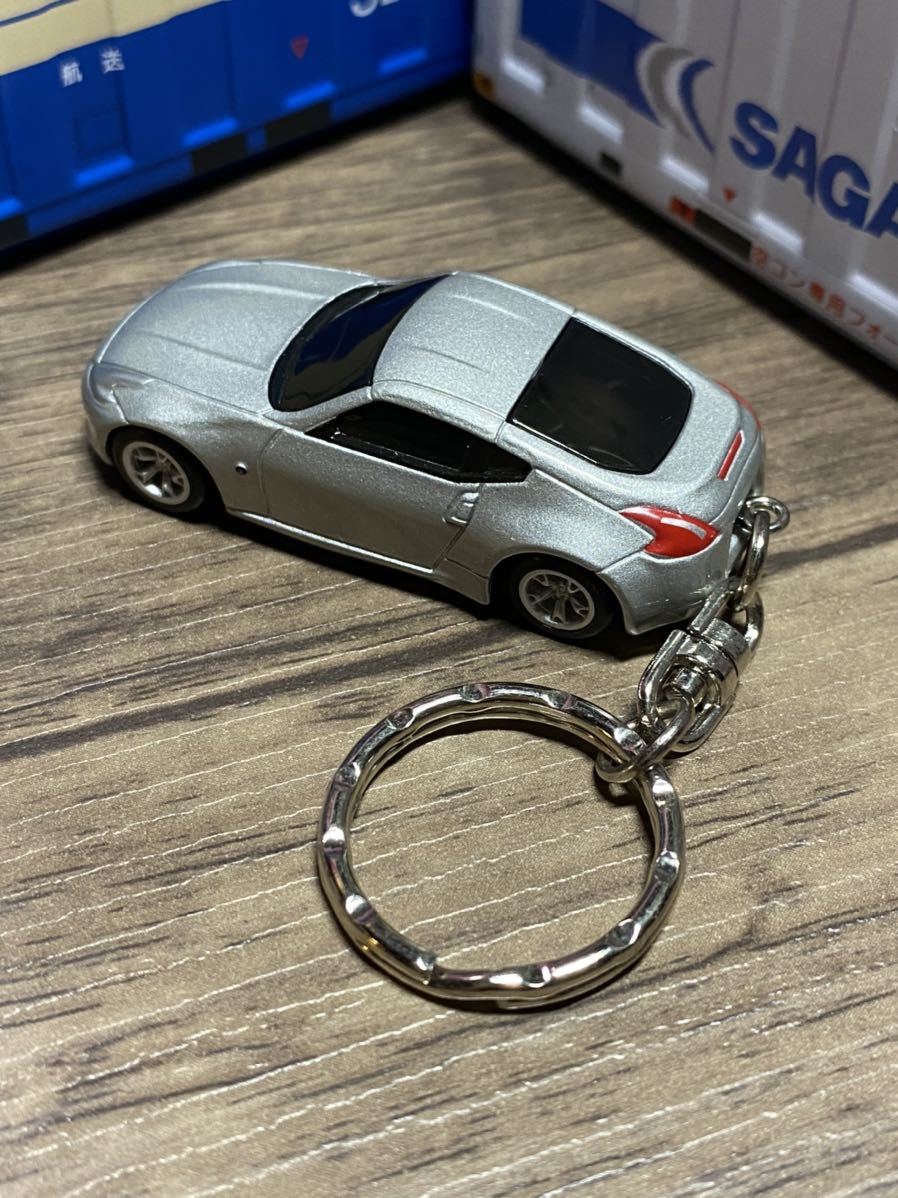 ●◎日産 フェアレディZ Z34 銀 キーホルダー 3◎●①オリジナル加工品 カーアクセサリー ミニカー ハンドクラフト ハンドメイド 雑貨_画像3