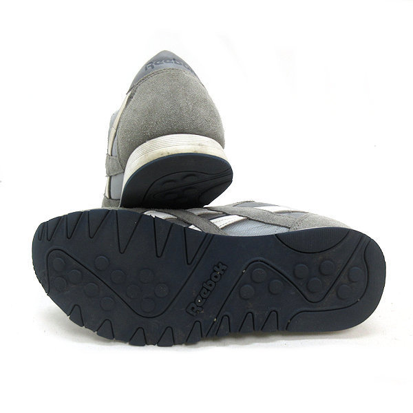 k#[26cm] Reebok /Reebok 36088 CLASSIC CL NYLON спортивные туфли / серый /MENS#45 [ б/у ]