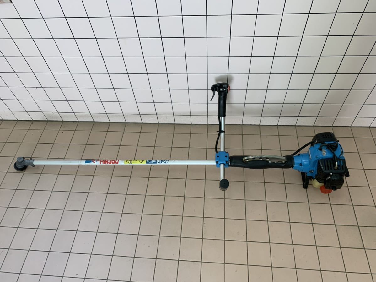 刈払機 RM350-2E 山林用 草刈機 新ダイワ イージートリガーレバー 両手ハンドル やまびこ リコイルスタート 美品