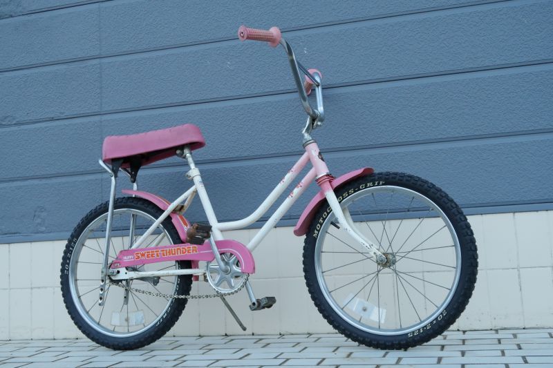 huffy sweet thunder アメリカ 70s 当時物 bmx マッスルバイク オリジナル ビンテージ 自転車 白 桃 レア schwinn tornado scrambler_画像1