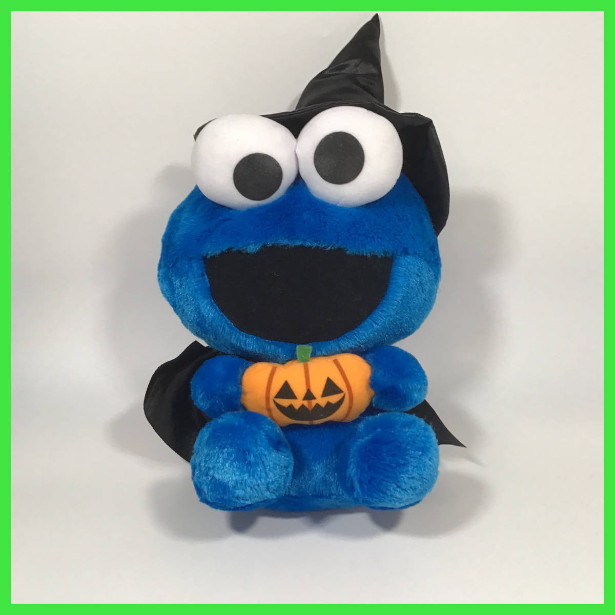 N-1203* Sesame Street Cookie Monster pumpkin Halloween specification soft toy Sesame Street character commodity tag less 