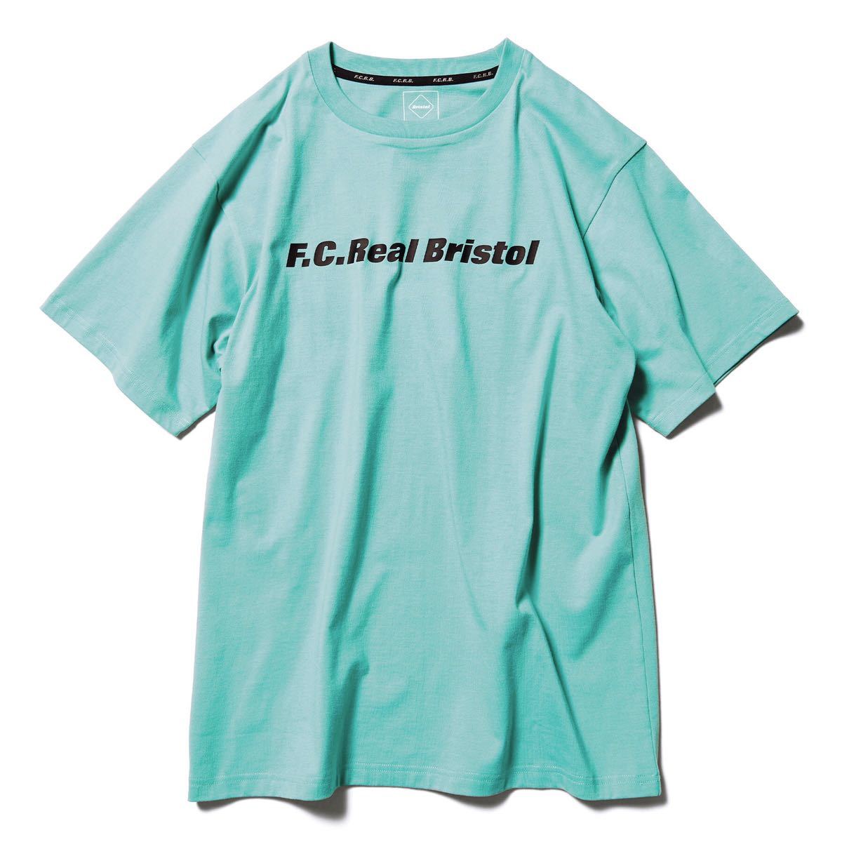 XL 新品 送料無料 FCRB 21SS AUTHENTIC TEAM LOGO TEE LIGHT BLUE
