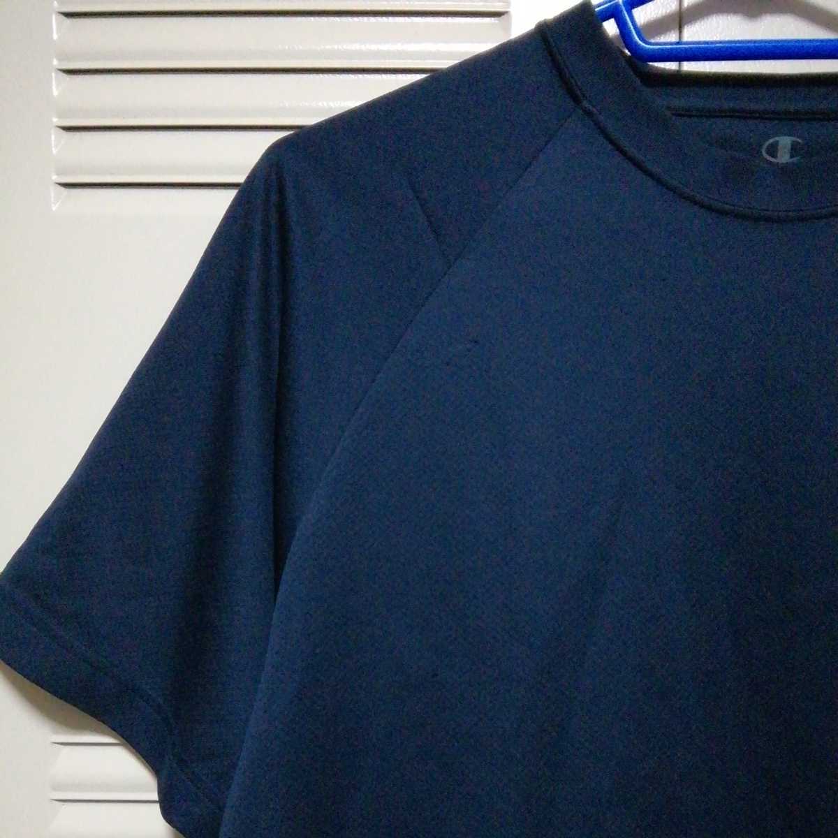 ★【古着】Champion(チャンピオン)　半袖　Tシャツ　Mサイズ　紺(ネイビー)_画像3