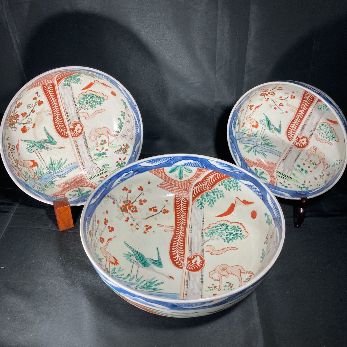 館蔵珍品 漆器漆彫 剔紅 鹿鶴同春紋 賞盤』置物 賞物 貴重物品 館蔵珍品 漆器漆彫 剔紅 鹿鶴同春紋 賞盤』置物 賞物 貴重物品