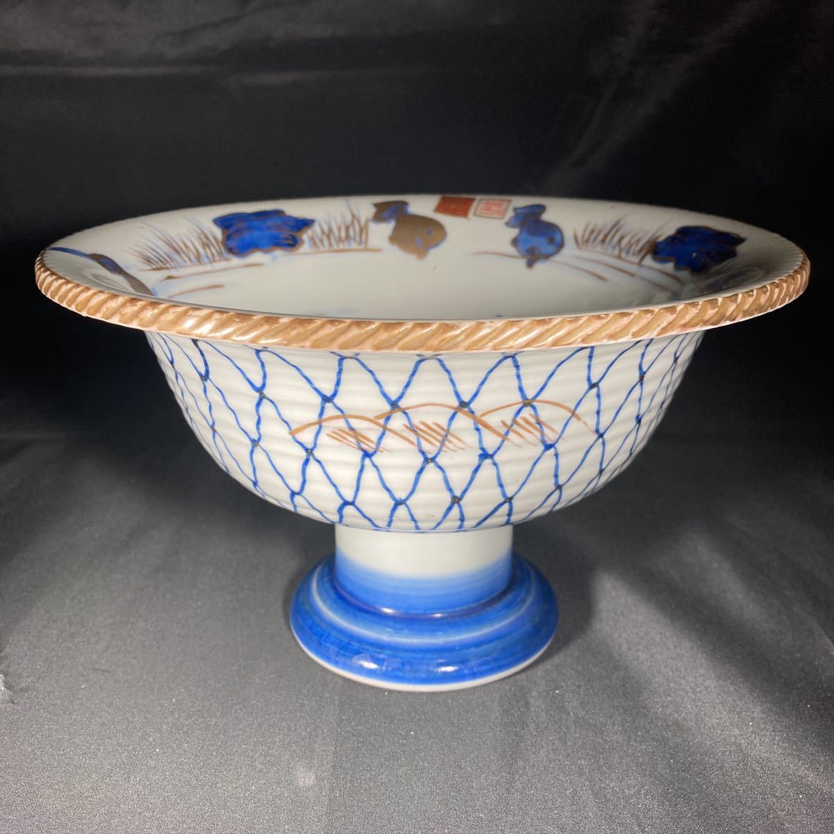 古伊万里 網目、金魚図 江戸期 | accentdental.com.au