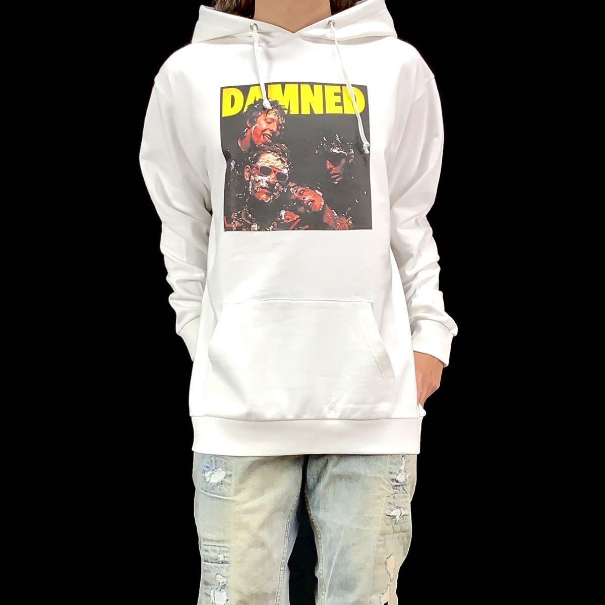 新品 大きいオーバーサイズ XXL XXXL 対応 ダムド DAMNED 地獄に堕ちた野郎ども アルバムジャケット パンク ビッグパーカー Tシャツ ロンT