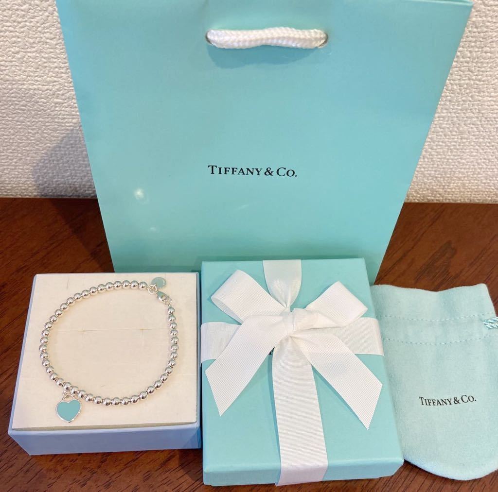 新品 未使用 正規品 ティファニー tiffany&co ブレスレット リターン
