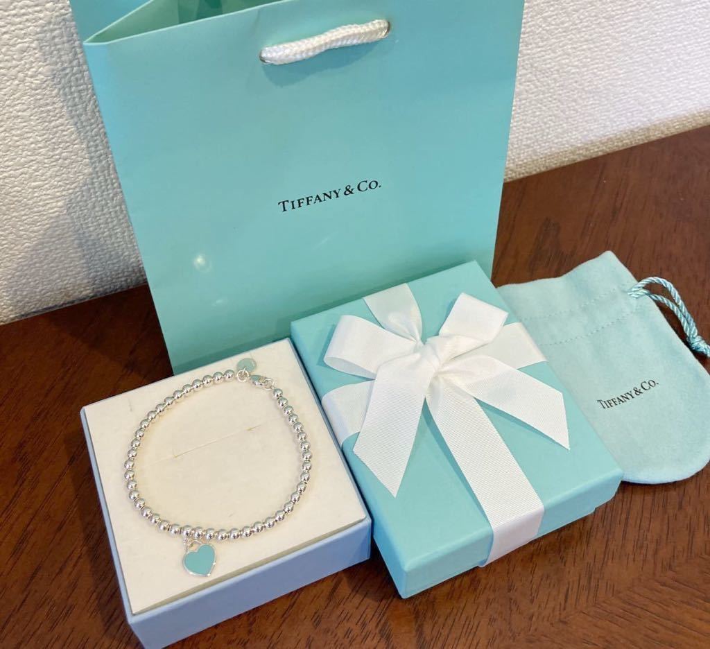 新品 未使用 正規品 ティファニー tiffany&co ブレスレット リターン