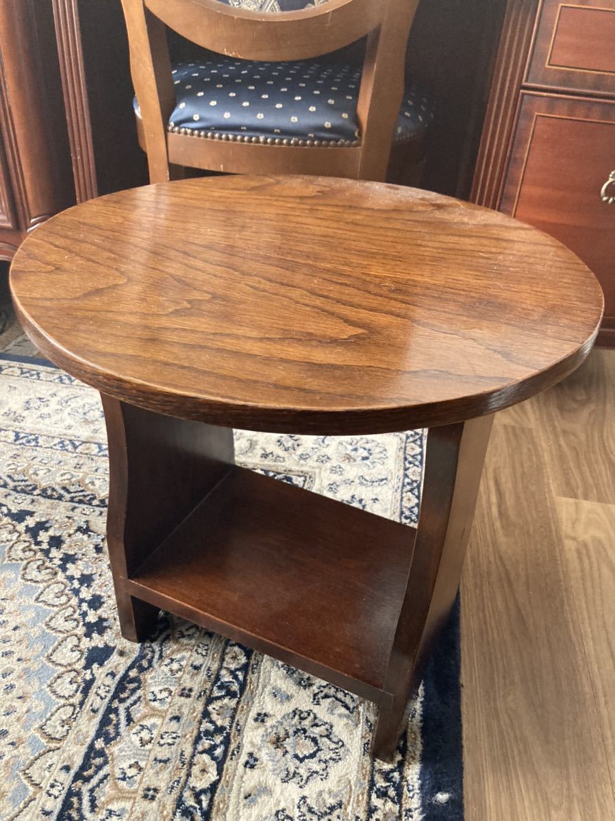 直接引き取り可能 イギリスアンティーク 椅子 イス サイドテーブル テーブル 木製の画像4