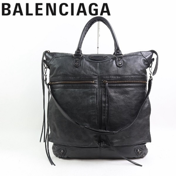 ◇BALENCIAGA/バレンシアガ ミラー付き クラシック スクエア 2way