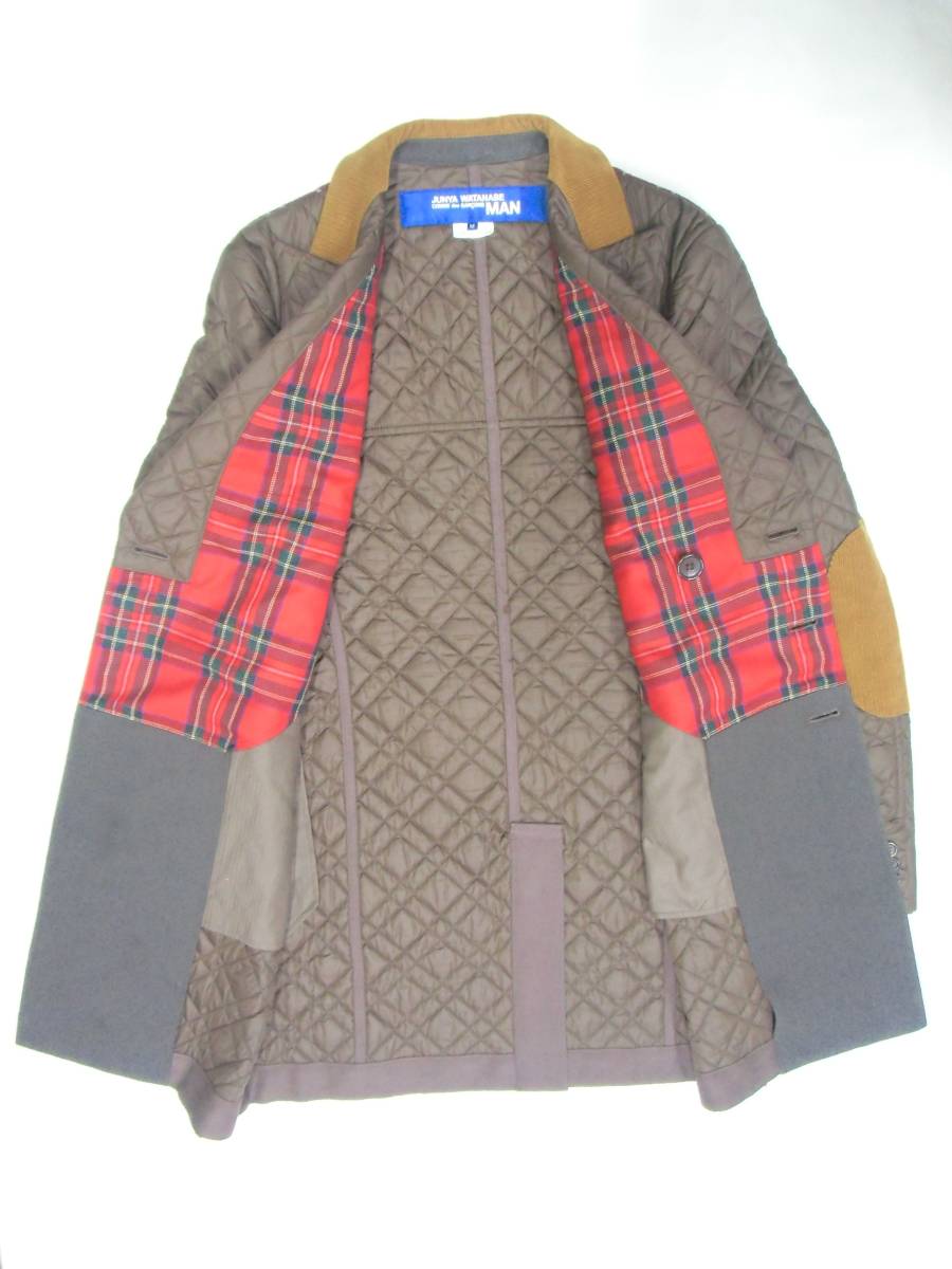 JUNYA WATANABE MAN ジュンヤワタナベ 中綿コート Pコート JUNYA WATANABE MAN ジュンヤワタナベ 中綿コート Pコート
