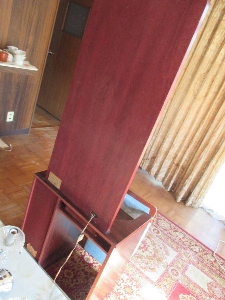 入札即落 鏡台 椅子付 高さ１７０ｃｍ 幅６８ｃｍ ・奥行５０ｃｍ・鏡の高さ９０ｃｍ・横４８ｃｍの画像7