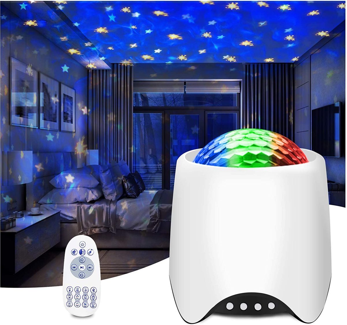 当店だけの限定モデル Bluetoothスピーカー プラネタリウム 投影ランプ Fansbeスタープロジェクターライトベッドサイドランプ 新品星空の ライト - その他 - hlt.no