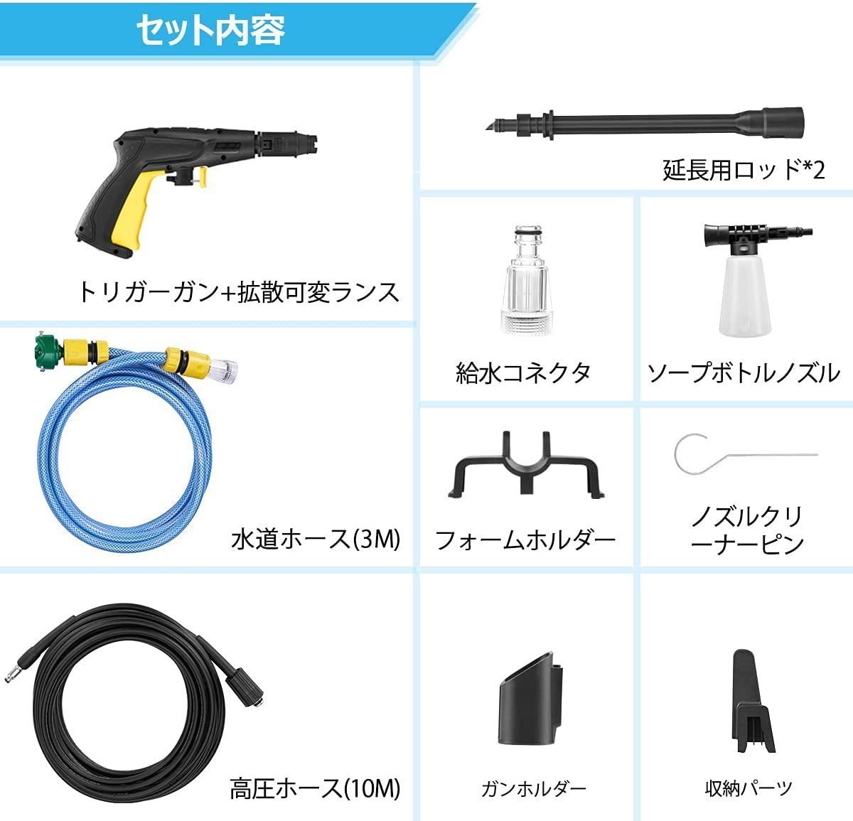 Prostormer 高圧洗浄機 50Hz/60Hz 東西日本兼用 水道接続式/自吸式共用 強い雪 高圧/低圧切替 水道接続式/自吸式共用 50Hz/60Hz 高圧洗浄機 工具/メンテナンス
