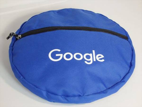 ★新品未使用★グーグル（Google）スポーツバック（シリコンバレー）青　Ｓ91_収納するとこんな形です