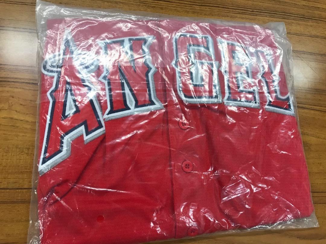 【匿名&補償付き配送】エンゼルス 大谷翔平 赤 レプリカユニフォーム Mサイズ / Shohei Ohtani Cool Base Jersey_画像5