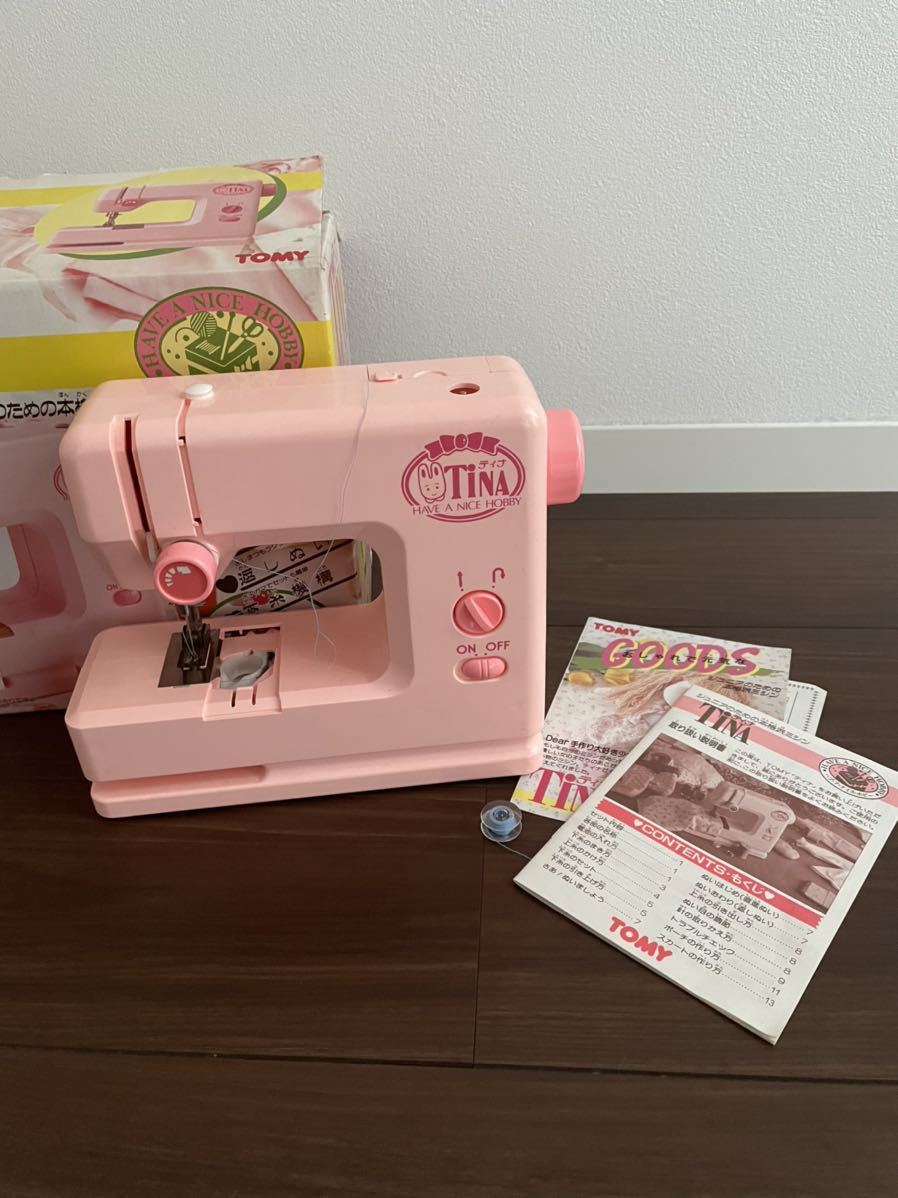 #TOMY TiNAtina# Junior therefore. authentic style sewing machine toy operation verification ending retro 