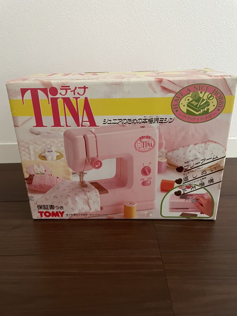 #TOMY TiNAtina# Junior therefore. authentic style sewing machine toy operation verification ending retro 