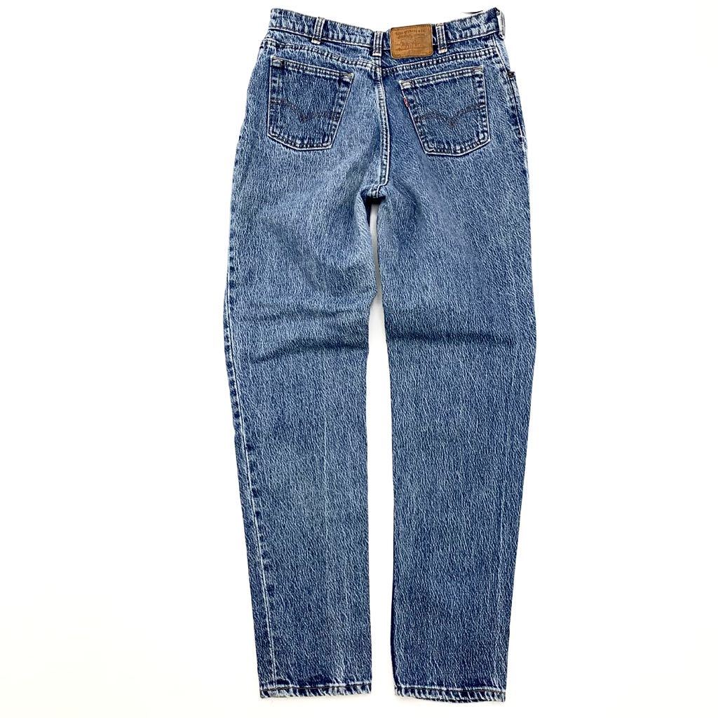 90s ★ LEVIS 531 カナダ製 デニムパンツ テーパード ジーンズ W30相当 細身 キレイめ アメカジ ストリート 古着MIX リーバイス■Ja2779_画像3