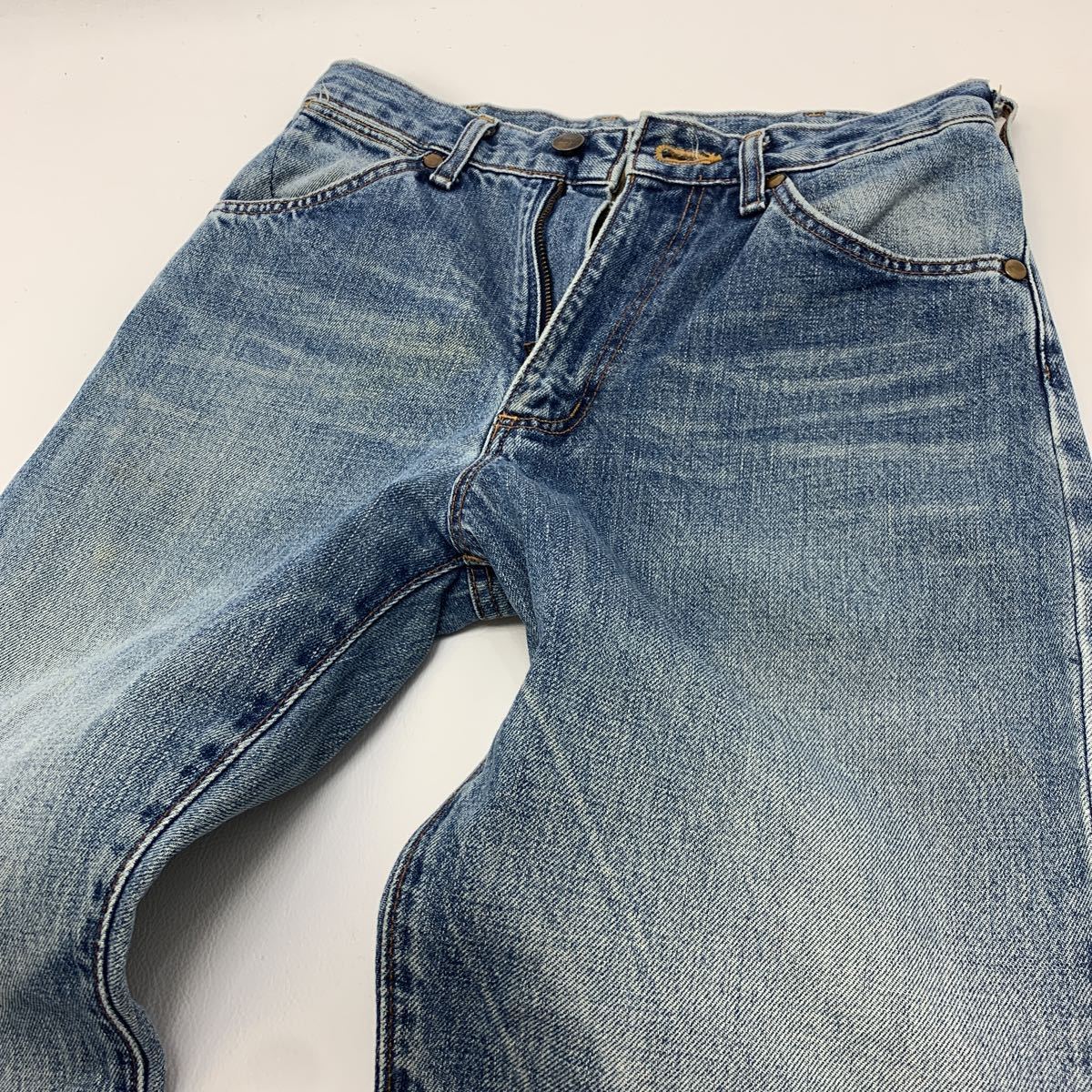  Wrangler WRANGLER M1701 W28 Denim pants ji- bread jeans [ right . some stains have Vintage manner color .. highest!] strut Silhouette #Ja2739
