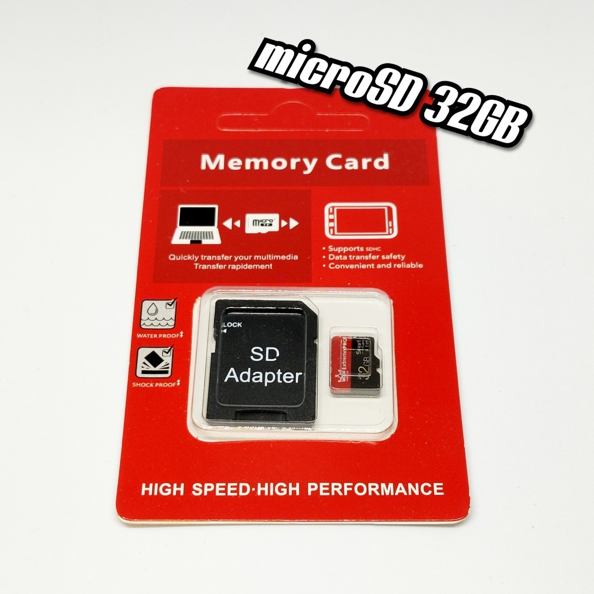 マイクロSDカード 32GB 1枚 class10 UHS-I対応 microSD  EXTREME PRO