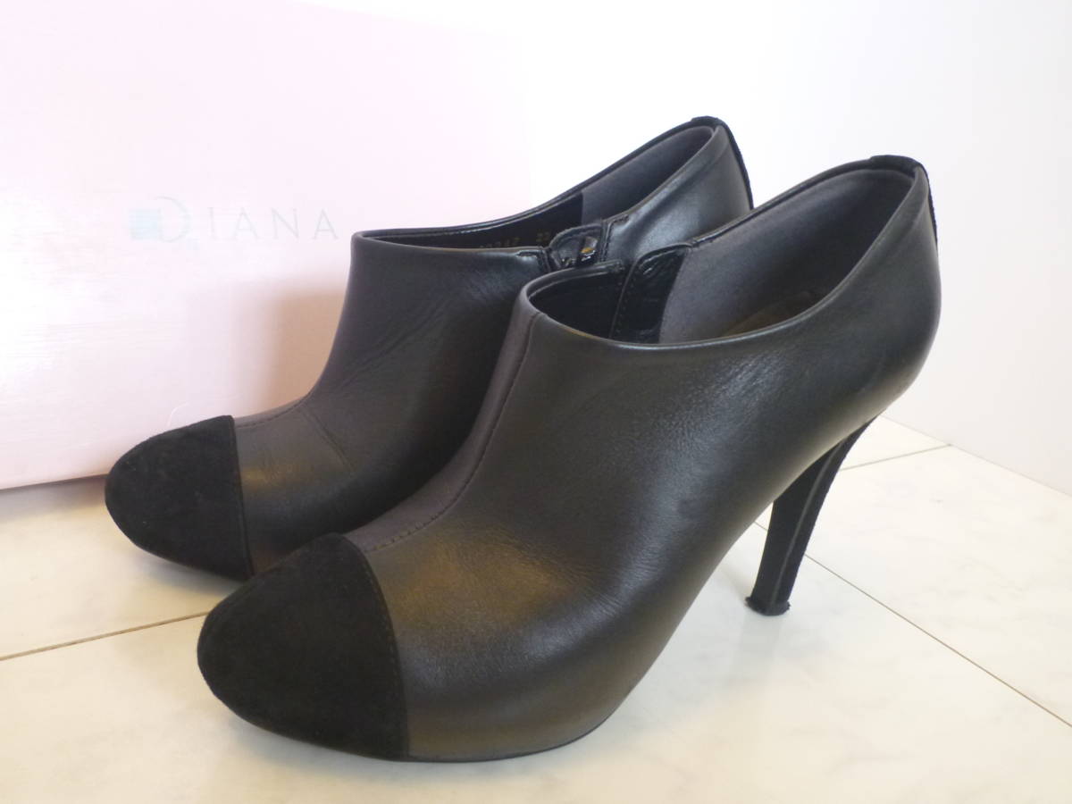 2 ten thousand super-beauty goods DIANA Diana * black black original leather bootie 23 23.0