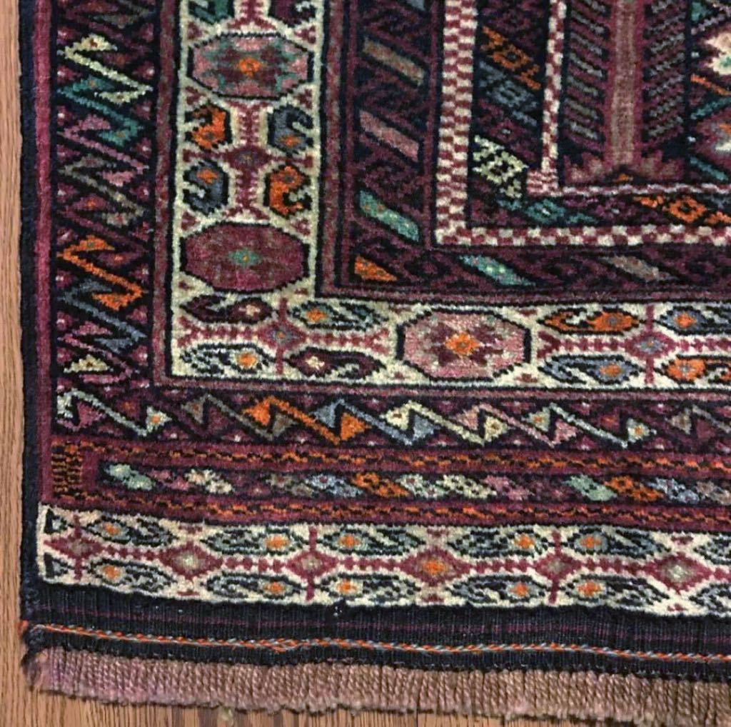 ペルシャビンテージ絨毯 リビングサイズ (ユニーク品) No 37101 