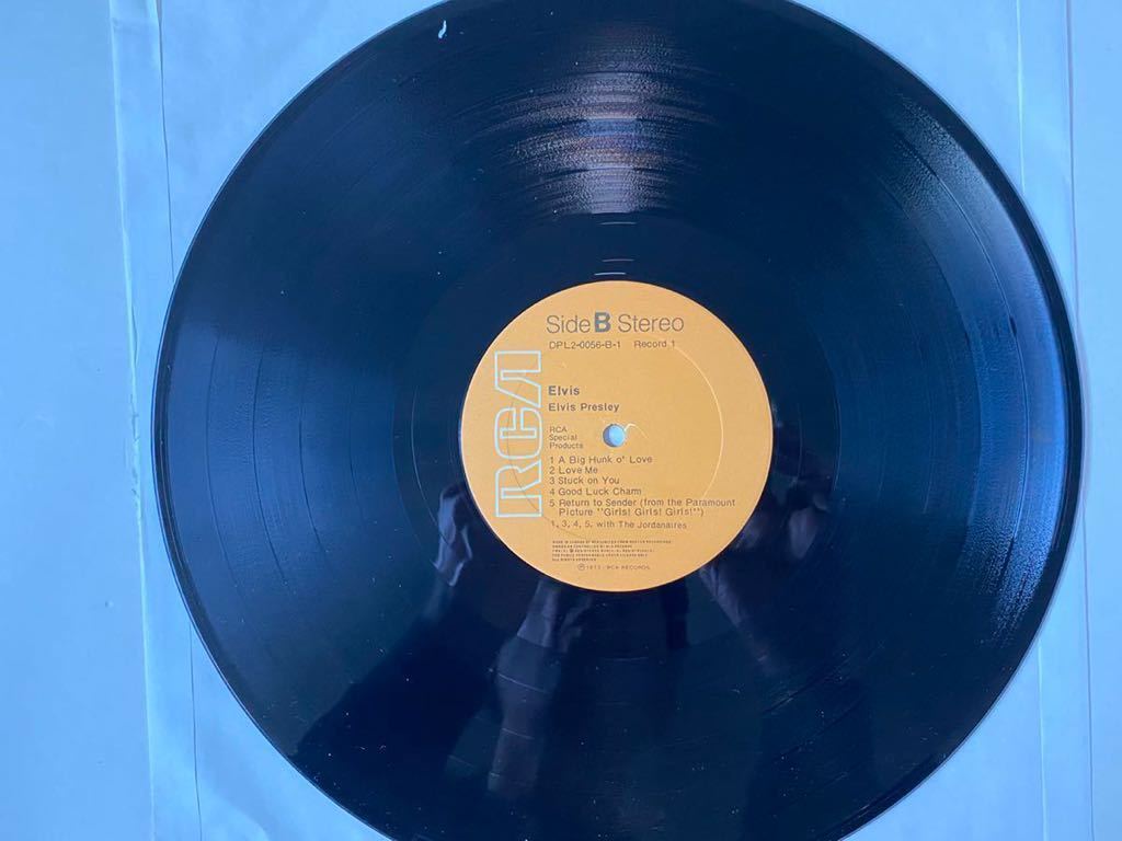 エルヴィスプレスリー Elvis presley 1973年 RCA 2枚組LP ELVIS made in Canada ステレオ盤 検ロカビリー　ロックンロール　ビンテージ_画像4