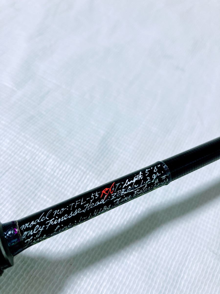 モーリス バリバス ワークス リミテッド SWフィネス TFL-55RX-Ti チタンティップ 中古美品 アジング_画像5