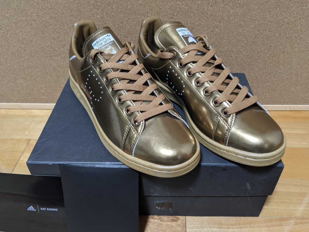 (一点物) 激レア限定モデル adidas Stan Smith Raf Simons Copper 26 5cm 新品未使用 (アディダス スタンスミス ラフシモンズ)｜PayPayフリマ