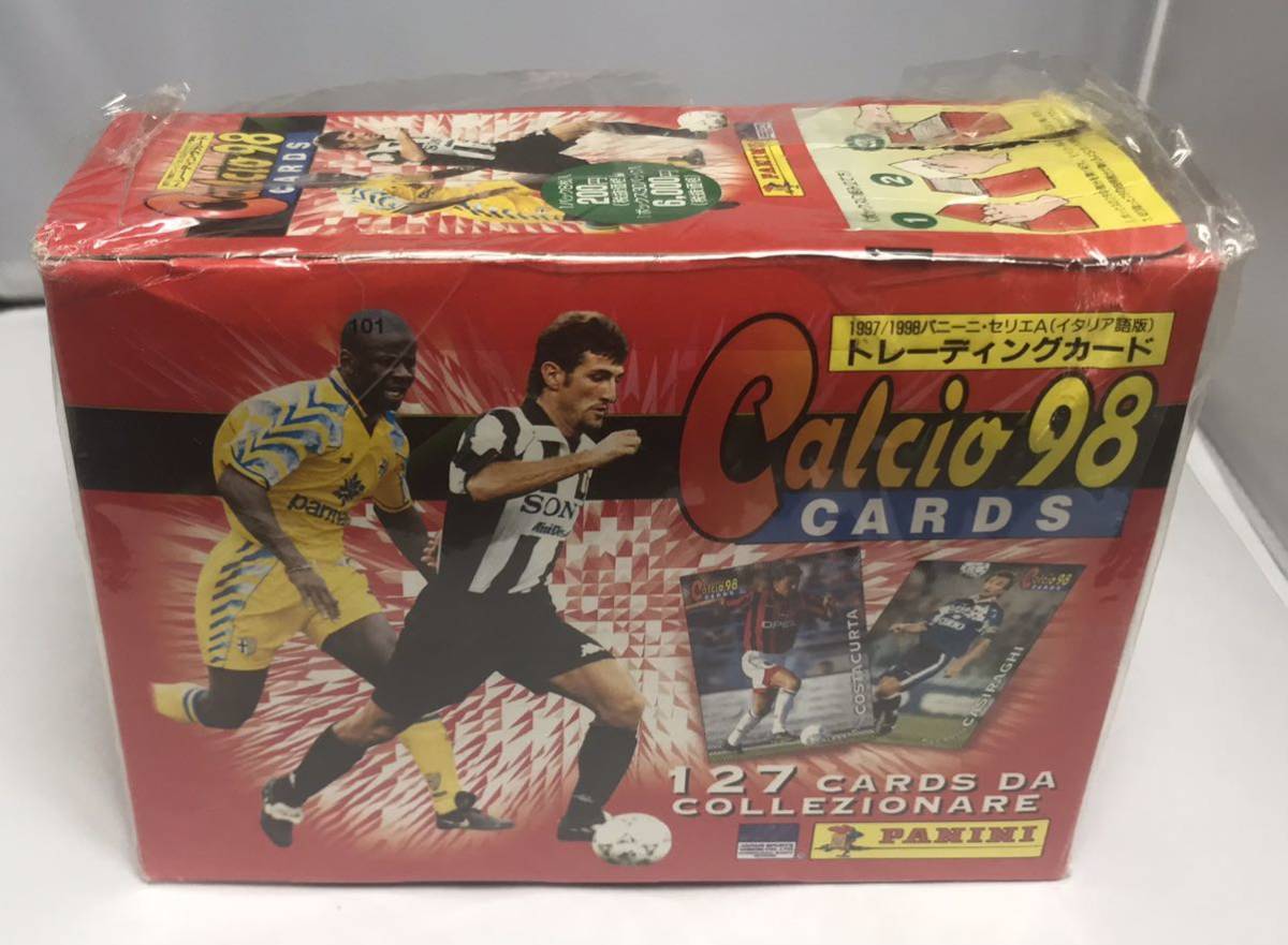 Calcio98 PANINI 未開封BOX 1997/1998パニーニ・セリエA(イタリア語版) 全127種　トレーディングカード　サッカー_画像4