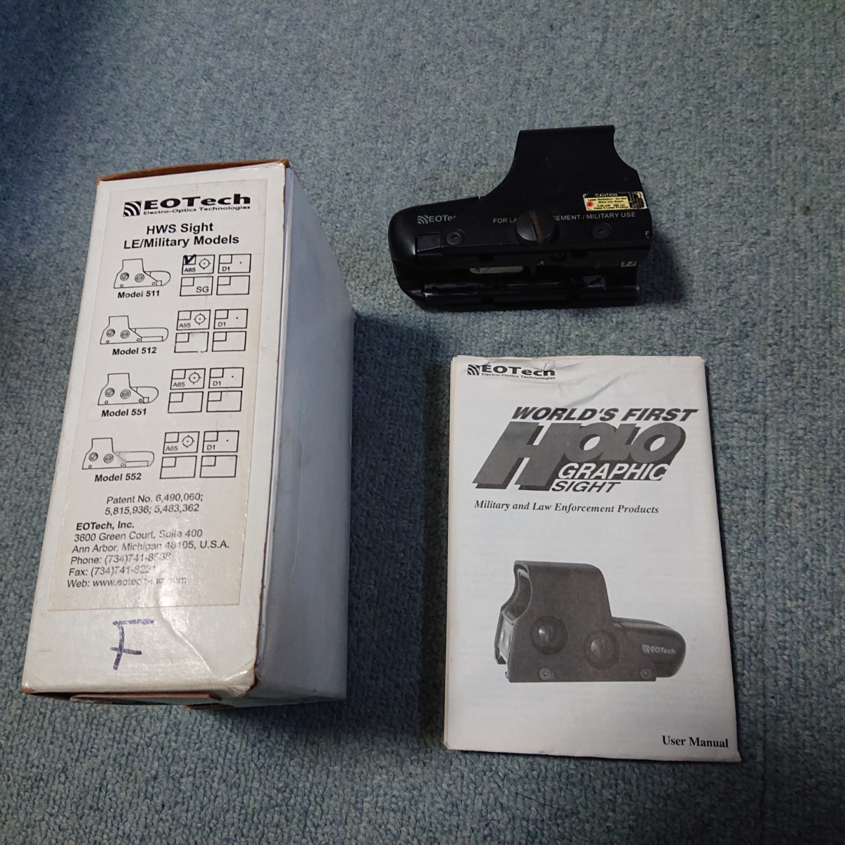 EOTech511ホロサイト虹ロゴ旧型 検)イオテック 551 552 seals EOTech511ホロサイト虹ロゴ旧型 検)イオテック 551 552 seals