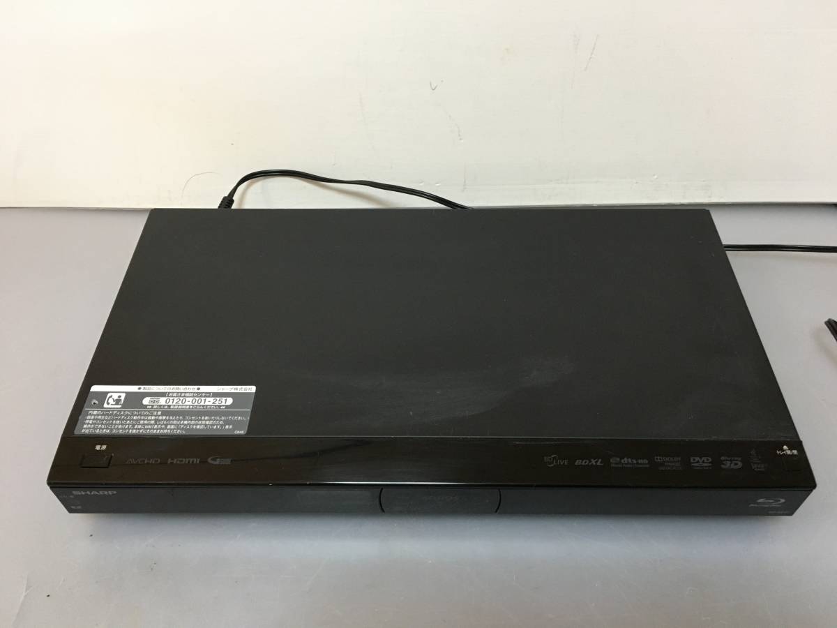 SHARP　BDレコーダー　BD-S520　ジャンクRT-914_画像3