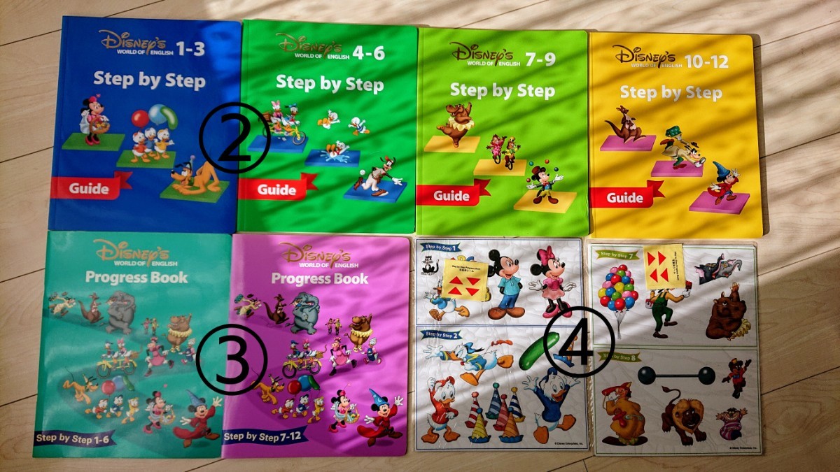 激安通販新作 【最終お値下げ！】Disney英語システム　Step by Step 知育玩具