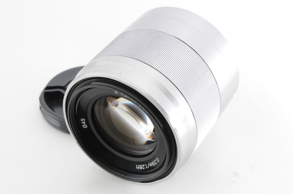 8972 ☆現状品☆SONY E 50mm F1.8 OSS SEL50F18S シルバー ソニー www