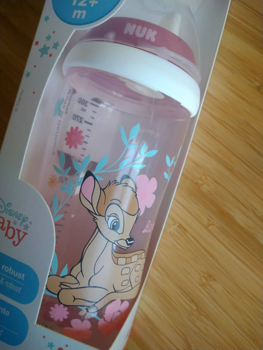 限定柄 Nuk ヌーク ディズニー バンビ柄 Kiddy Cup 300ml 箱入 哺乳瓶にも ピジョン 母乳実感ニップルも使用可