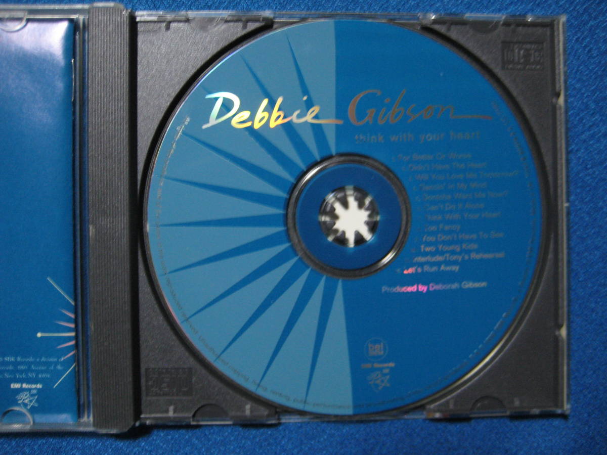 CD輸入盤★Debbie Gibson Think With Your Heart ☆ デビー・ギブソン ★6432_画像3