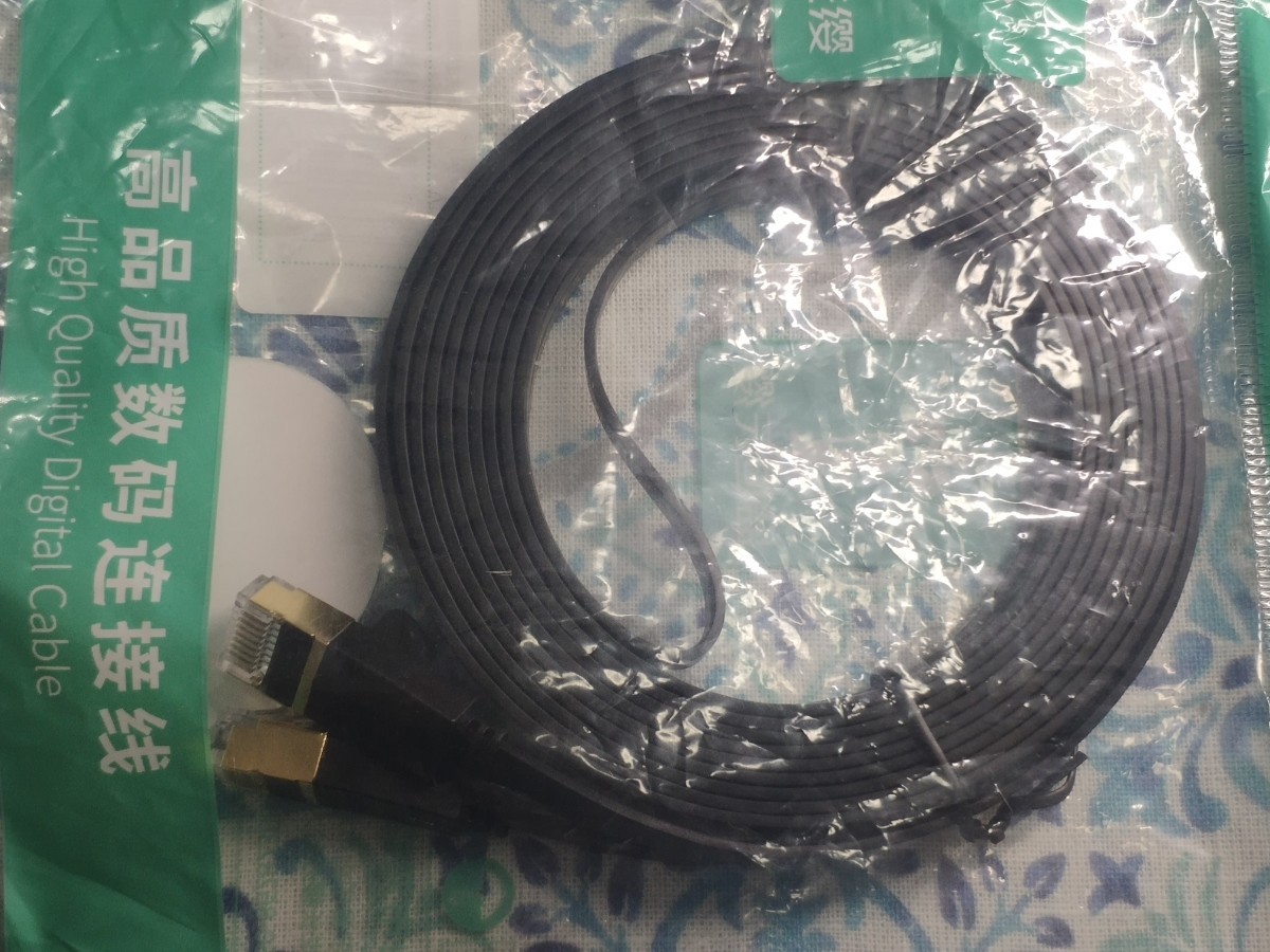 ハイエンドモデル 薄型LANケーブル CAT6 5m 10ギガ 高速通信