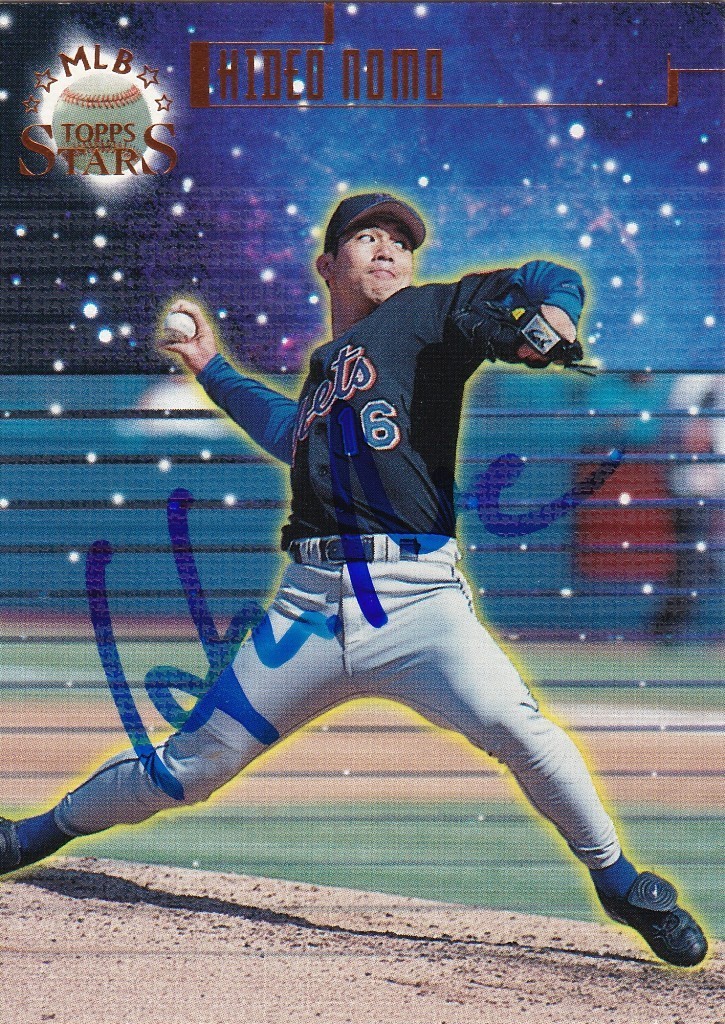 ヤフオク! - 【CS特許】野茂英雄 直筆 サイン入り 1998年 MLB...