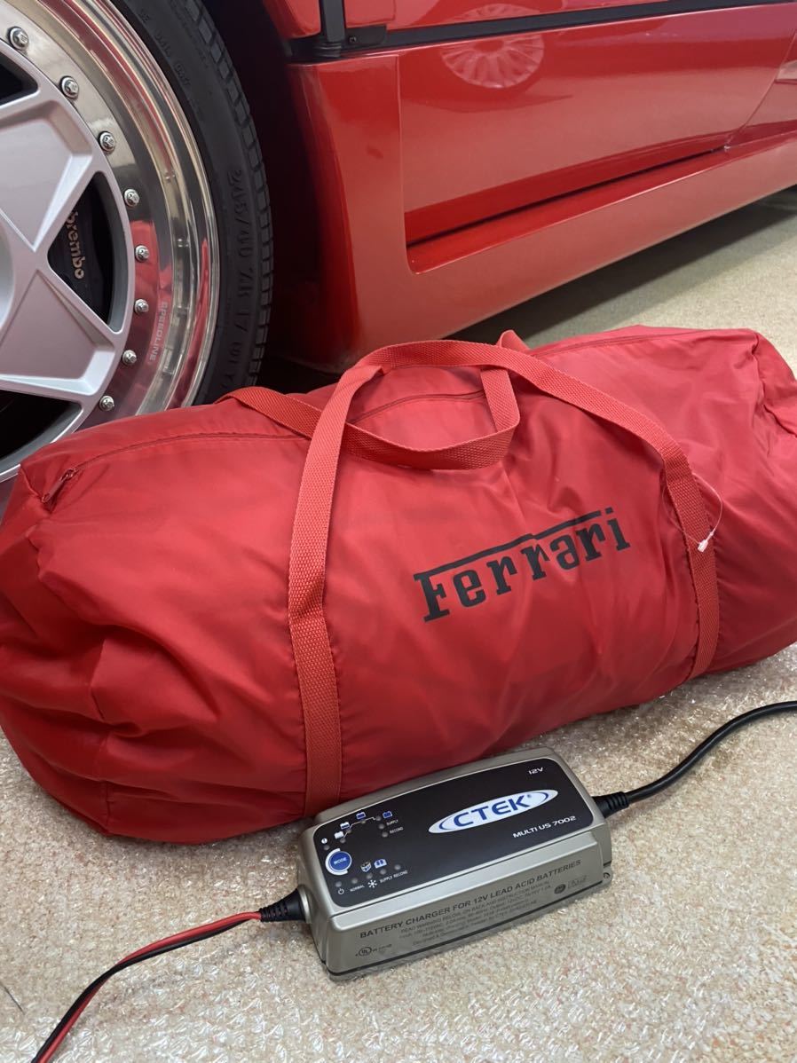 ★未使用★ フェラーリ 599 純正　ボディカバー　充電器　セット　ferrari CORNES コーンズ　ボディーカバー Ferrari