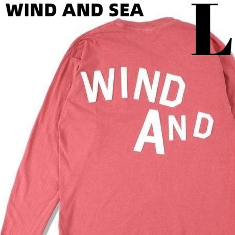 L 新品【WIND AND SEA WDS (LEAGUE) L/S T-SHIRT / CRIMSON (CS-267 ...