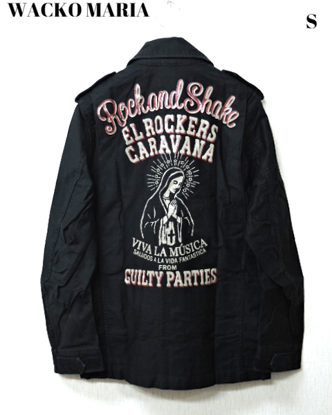 S ￥46,200【WACKO MARIA M-65 JACKET 09AW-OUT-06 BLACK 黒 ブラック ワコマリア M-65ジャケット M65 ワコマリア ジャケット】_画像2