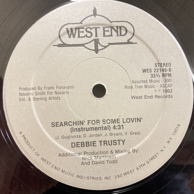 ★即決 Debbie Trusty / Searchin' for Some Lovin' オリジナル12 ガラージ・クラシック 22725_画像2