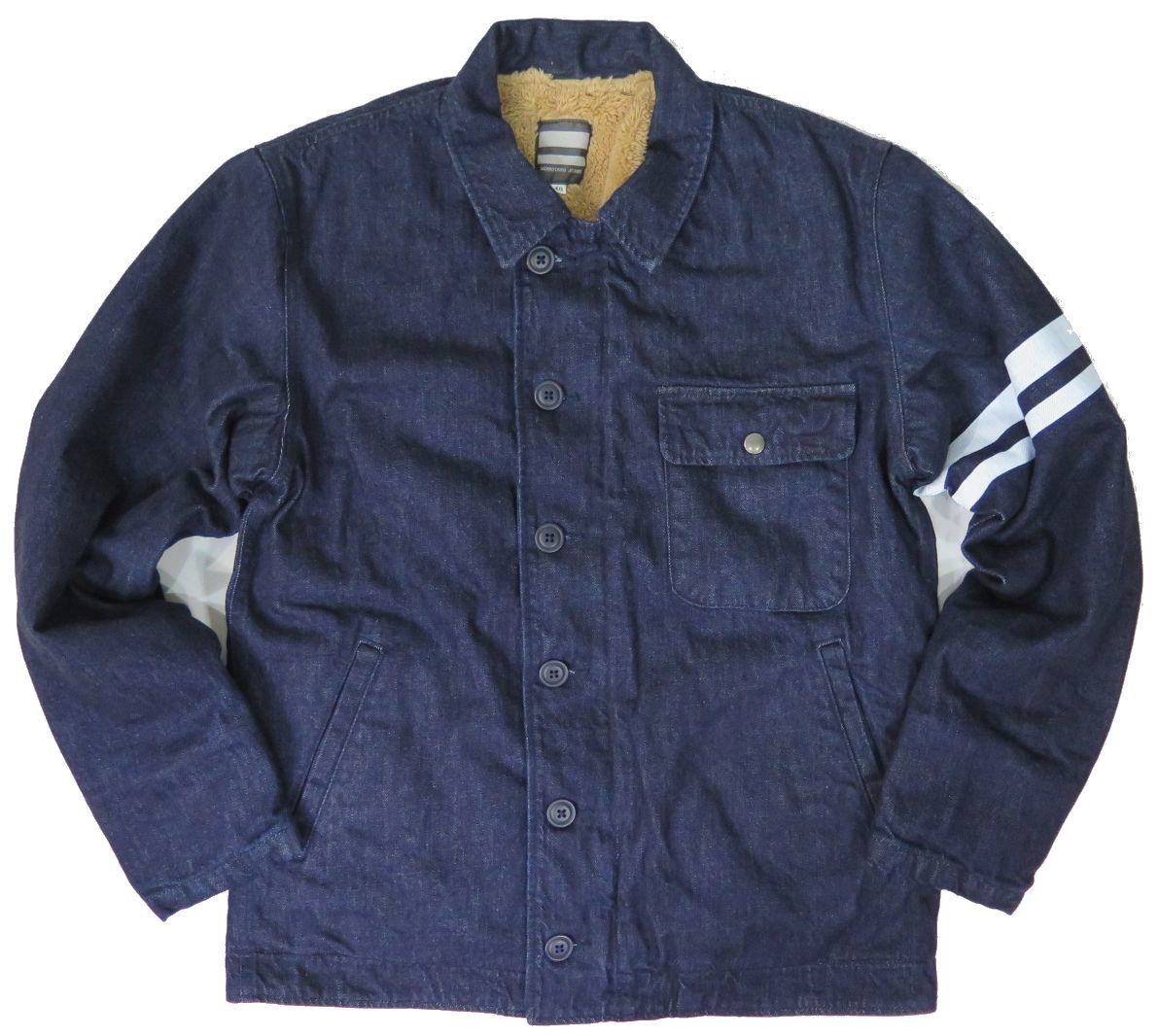 桃太郎ジーンズ】 裏ボア デニムジャケット MOMOTARO JEANS 03-135 日本製【送料無料】 mobarakya.com