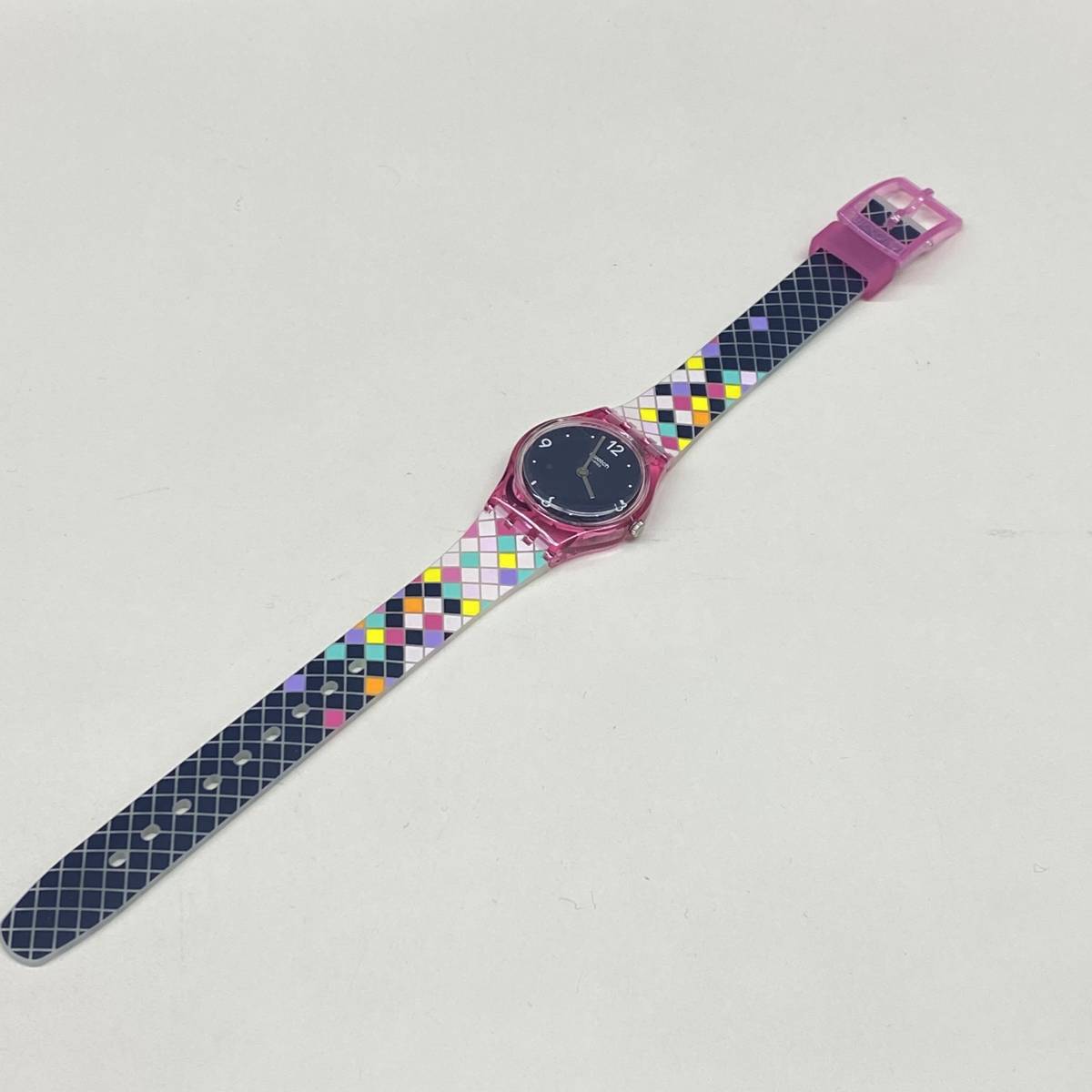 SWATCH スウォッチ　SQUAROLOR LP153　スイス製　腕時計　クウォーツ　25mm　未使用・長期保管品_画像2