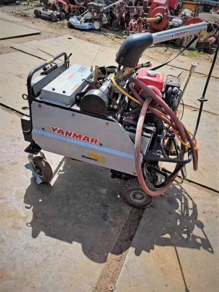  Yanmar self-propelled set power sprayer power spray machine radio controller attaching used 