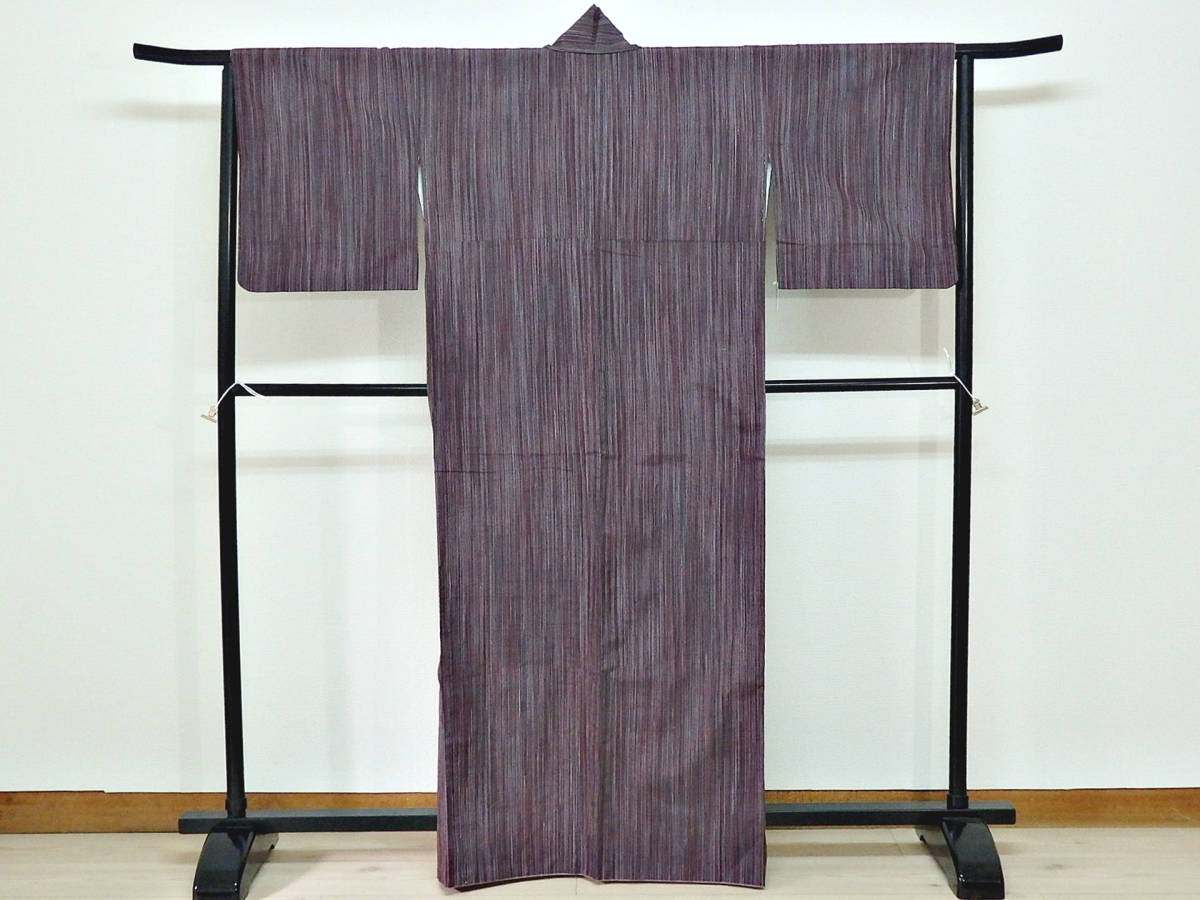  кимоно небо страна * повторное использование *. шёлк из Юки кимоно *163cm*N5238