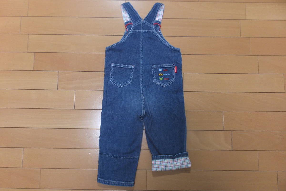  rare * Miki House * overall 90 old tag rare retro made in Japan 