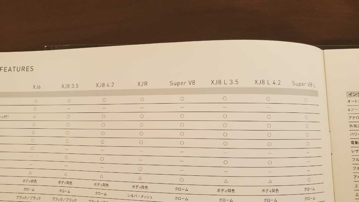 2015年1月発行 ジャガーXJ カタログ＋主要諸元書_画像4